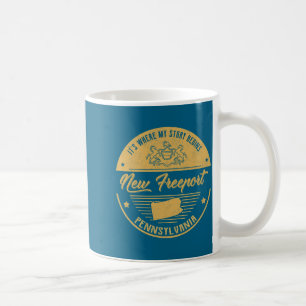 Taza De Café Nueva Rt Pennsylvania Es Donde Comienza Mi Histori