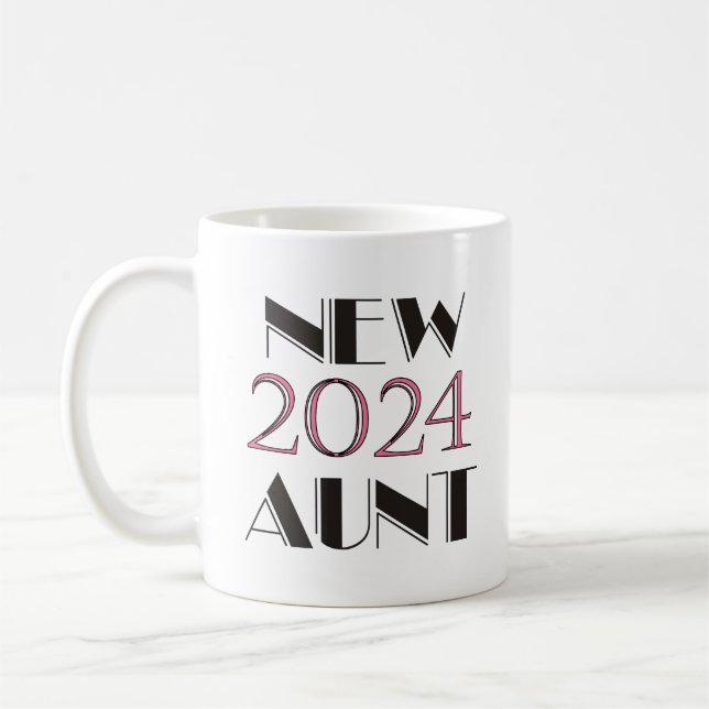 Taza De Café Nueva tía Mug 2024 (Izquierda)