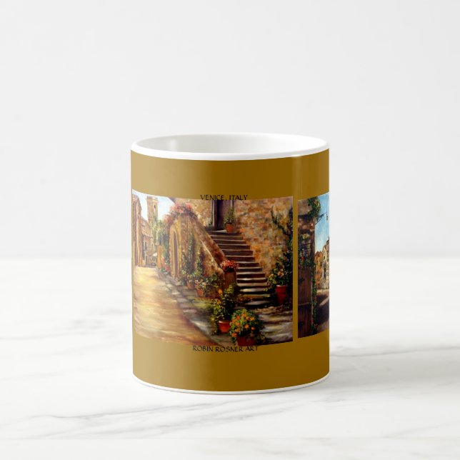 Taza De Café Nueva visita de Italia con el petirrojo Rosner (Centro)