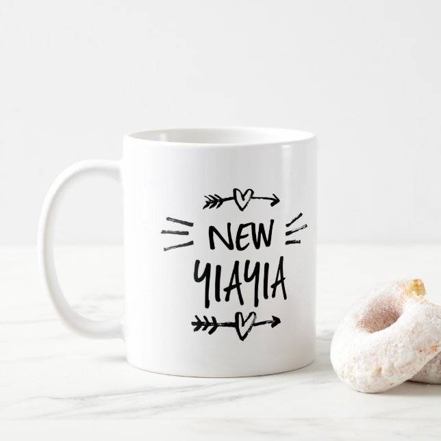 Taza de café Nueva YiaYia (Con donut)
