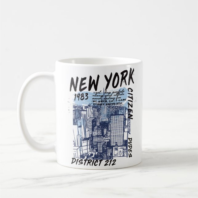 TAZA DE CAFÉ NUEVA YORK CITY NYC CAFFEE MUG (Izquierda)