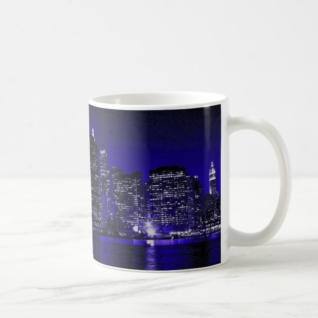 Taza De Café Nueva York De Noche (Derecha)