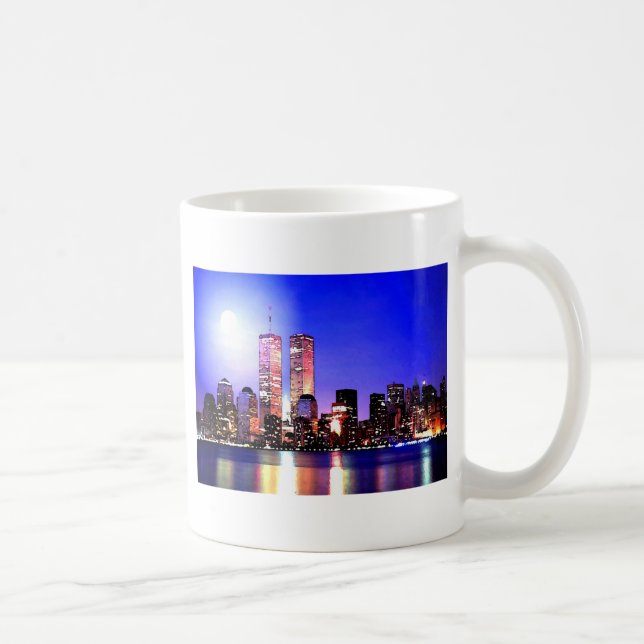 Taza De Café Nueva York de noche (Derecha)