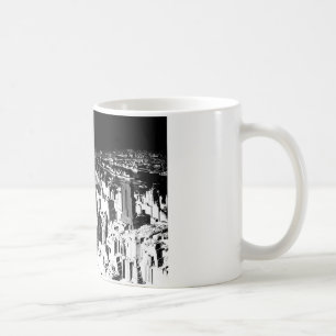 Taza De Café Nueva York en blanco y negro