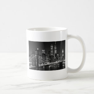 Taza De Café Nueva York en blanco y negro