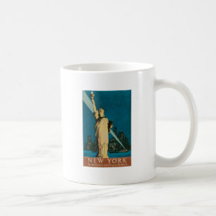 Taza De Café Nueva York: La ciudad de la maravilla del poster