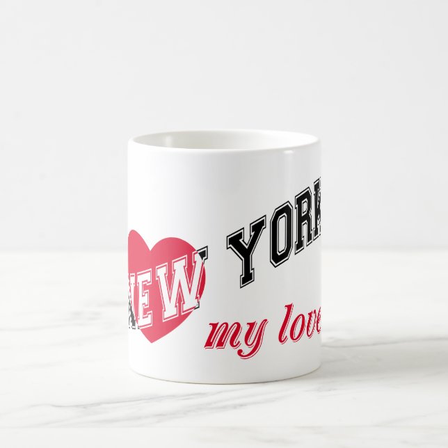 Taza De Café Nueva York mi amor (Centro)