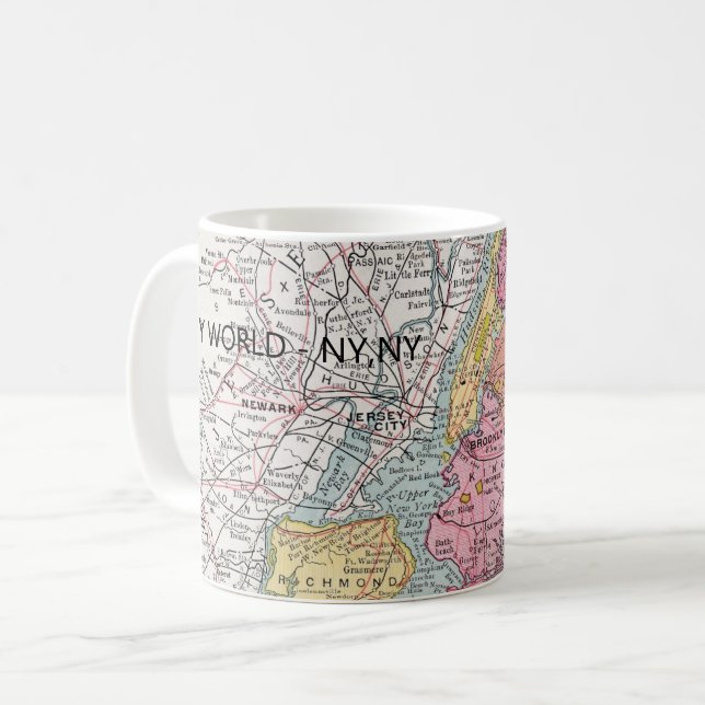 Taza De Café Nueva York, NY Mug (Anverso izquierdo)