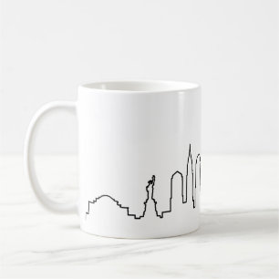 Taza De Café NUEVA YORK NYC Manhatten USA Skyline Silhouette