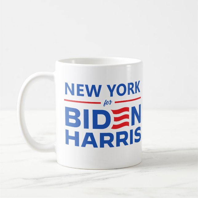 Taza De Café Nueva York para Biden Harris (Izquierda)