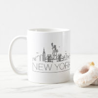 Nueva York Stylized horizonte