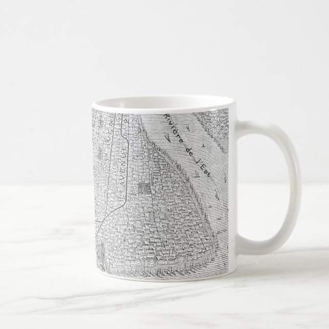 Taza De Café Nueva York: Tren del EL, C1878 (Derecha)