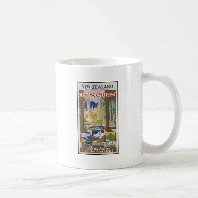 Taza De Café Nueva Zelanda Christchurch (Derecha)