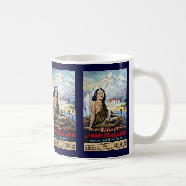 Taza De Café Nueva Zelanda: País de las maravillas del Pacífico (Derecha)