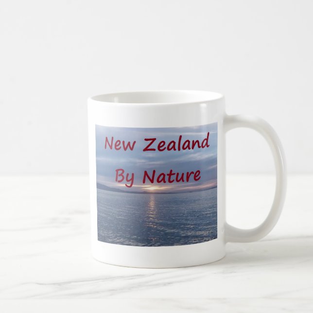Taza De Café Nueva Zelanda por la naturaleza (Derecha)