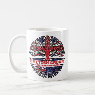 Taza De Café Nueva Zelanda Reino Unido Ríos del Árbol Británico