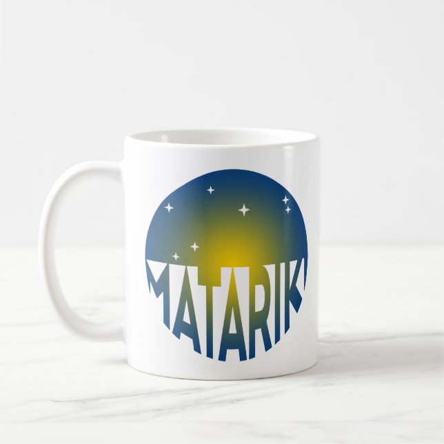 Taza De Café Nueva Zelanda Siete Hermanas Maori MATARIKI 2a (Izquierda)