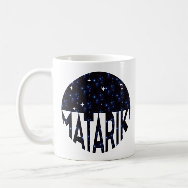 Taza De Café Nueva Zelanda Siete Hermanas Maori MATARIKI 2b (Izquierda)