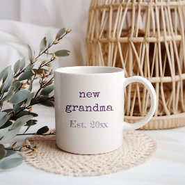 Taza De Café Nuevas estadísticas de natalidad de bebé de la abu