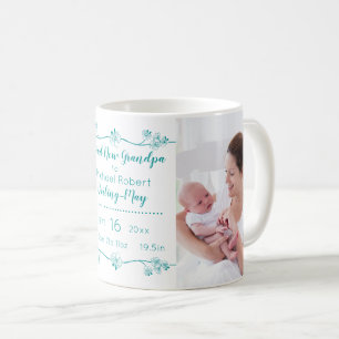 Taza De Café Nuevas fotos de abuelo y estadísticas de nacimient