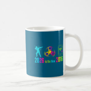 Taza De Café Nuevas vides de nostalgia retro de 2016 Década