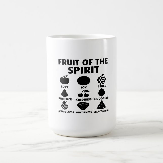 Taza De Café Nueve Frutos De La Mug De Espíritu (Centro)