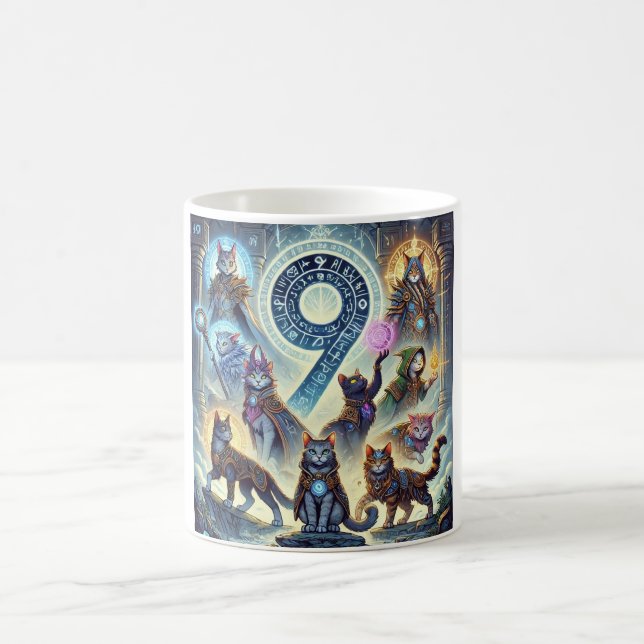 Taza De Café Nueve vidas Mug (Centro)