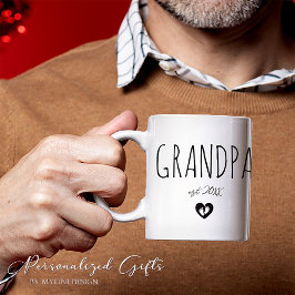 Taza De Café Nuevo abuelo personalizado o regalo de nuevo papá