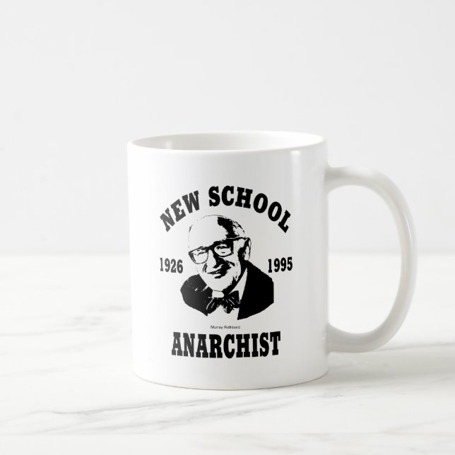 Taza De Café Nuevo anarquista  --  Murray Rothbard (Derecha)