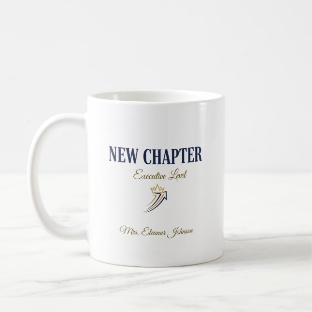 Taza De Café Nuevo Capítulo Ejecutivo Personalizado (Izquierda)