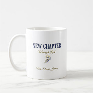 Taza De Café Nuevo Capítulo Ejecutivo Personalizado a Nivel Eje