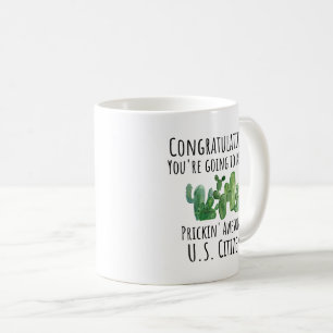 Taza De Café Nuevo ciudadano estadounidense felicita a Coffee M