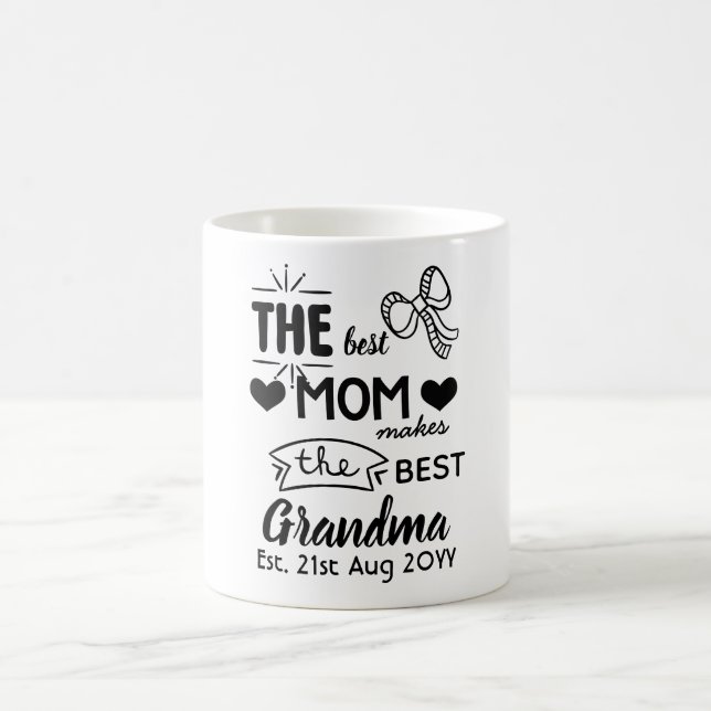 Taza De Café NUEVO GRANDMA MUG - Personalizado para GIGI, Nana, (Centro)