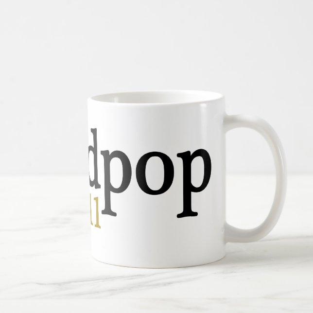 Taza De Café Nuevo Grandpop est 2011 (Derecha)