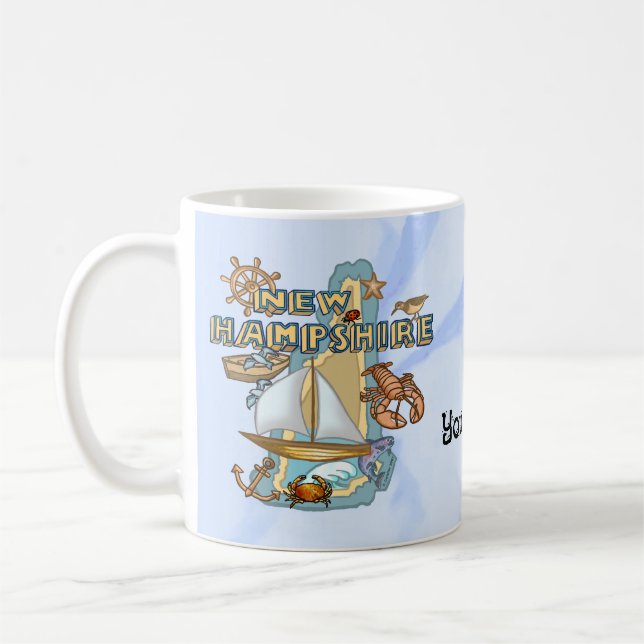 Taza De Café Nuevo Hampshire (Izquierda)