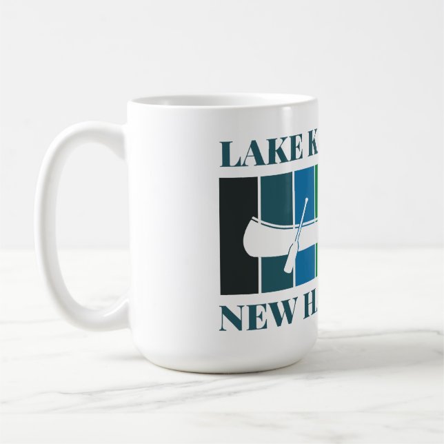 Taza De Café Nuevo Hampshire Lake Kanasatka Mug (Izquierda)
