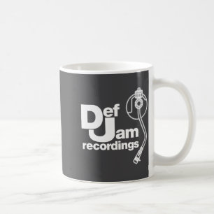 Taza De Café Nuevo Logo de Def Jam Recordings Clic Rap Hip Hop