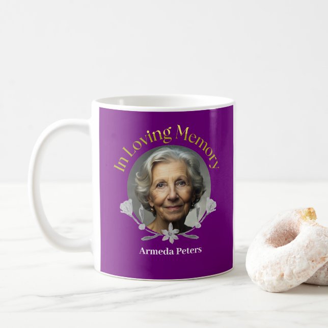 Taza De Café ¡NUEVO! Mug - En Memoria De (Con donut)
