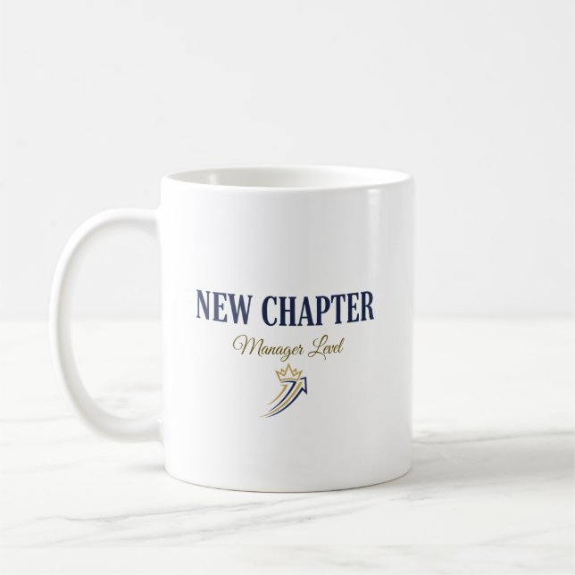 Taza De Café Nuevo Nivel de Gerente de Capítulo (Izquierda)