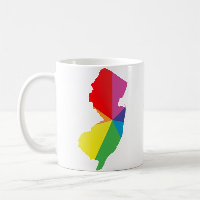 Taza De Café nuevo orgullo de jersey. (Izquierda)