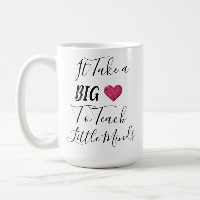 Taza De Café Nuevo regalo de profesor, nuevo tazón de profesor, (Izquierda)