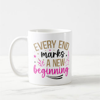 Taza De Café Nuevos Comienzos Inspiradores