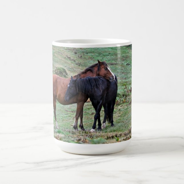 Taza De Café Nuevos ponis forestales de la Inglaterra de Hampsh (Centro)