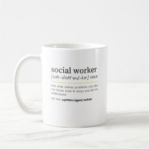 Taza De Café Nuez de trabajador social