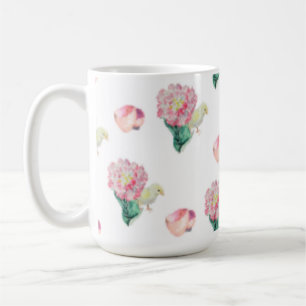 Taza De Café Nugget Baby Easter Chick y Tulipán