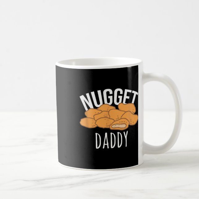 Taza De Café Nugget Daddy Pollo Regalo Nugget Comida  (Derecha)