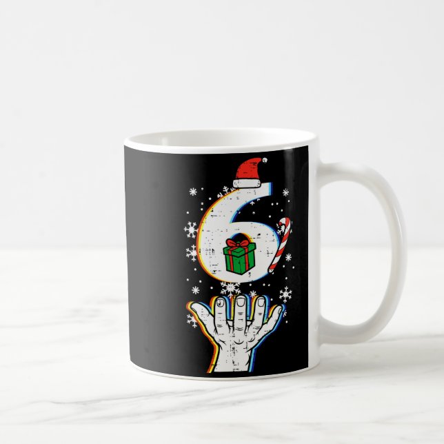 Taza De Café Number 6 Matching 67 Meme Christmas 6 7 Xmas Men W (Derecha)