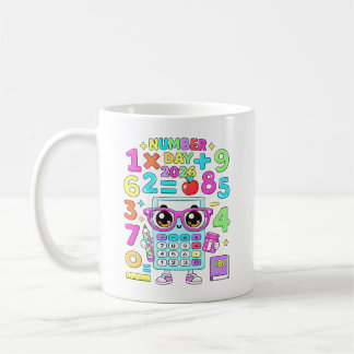 Taza De Café Number Day 2026 Cute Calculator Math Design