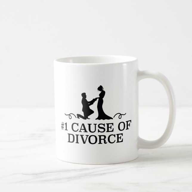 Taza De Café Número 1 Causa De Divorcio (Derecha)