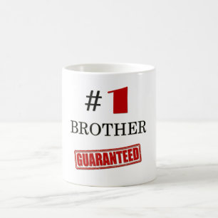 Taza De Café Número 1 Hermano - #1 Hermano